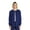 Indigo, variant on Scrubstar Fashion Seasonal Stretch Snap Warm-up Jacket, Sizes XS-3XL