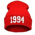 thumbnail image 1 of kurtrusly Unisex 1994 Pattern Hip Hop Knitting Cap Trendy Baseball Cap Multiple Colors, 1 of 2