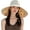 Kaqi, variant on Wide Brim Women Sun Hat Summer Beach Bucket Fishing Hats Metal Wired Edge Packable UV Protection for Hiking Garden Travel