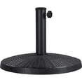 thumbnail image 1 of Yaheetech Base de Parasol de Marché pour Patio Extérieur Robuste de 18 Pouces, 22 Lb, Noir, 1 of 7