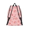 thumbnail image 2 of Honeii Fox Print Canvas College Laptop Backpack, Durable Rucksack Travel Notebook Bag School Backpack Book Bag for Men Women-Small, 2 of 7