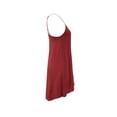 thumbnail image 2 of Ropa Playa Ocean Pacific para Mujer Vestido Cuello Redondo Sin Manga Tirante Cruzado Rojo Talla M, 2 of 4