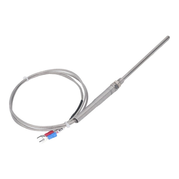 Sensor de temperatura de termopar tipo K, sonda de termopar tipo K Sensor de temperatura tipo K Termopar tipo K Instalación sencilla