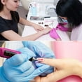 thumbnail image 5 of Fofosbeauty Electric Nail Drill Machine Nail Drill Kit 20000 RPM Portable Nail Drill for Acrylic Nails, 6 Acrylic Gel Remover Nail Tools, Nail Polishing Machine Pedicure Set, Pink, 5 of 8