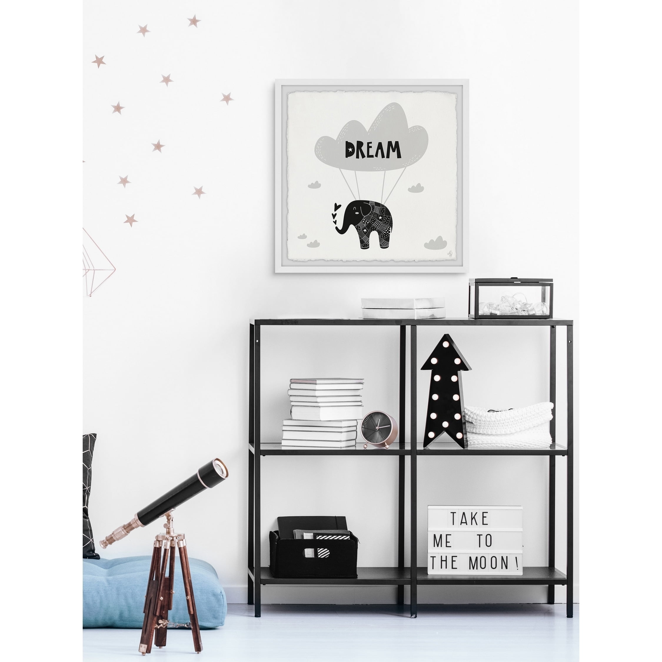 Marmont Hill Elephants Dream Framed Wall Art