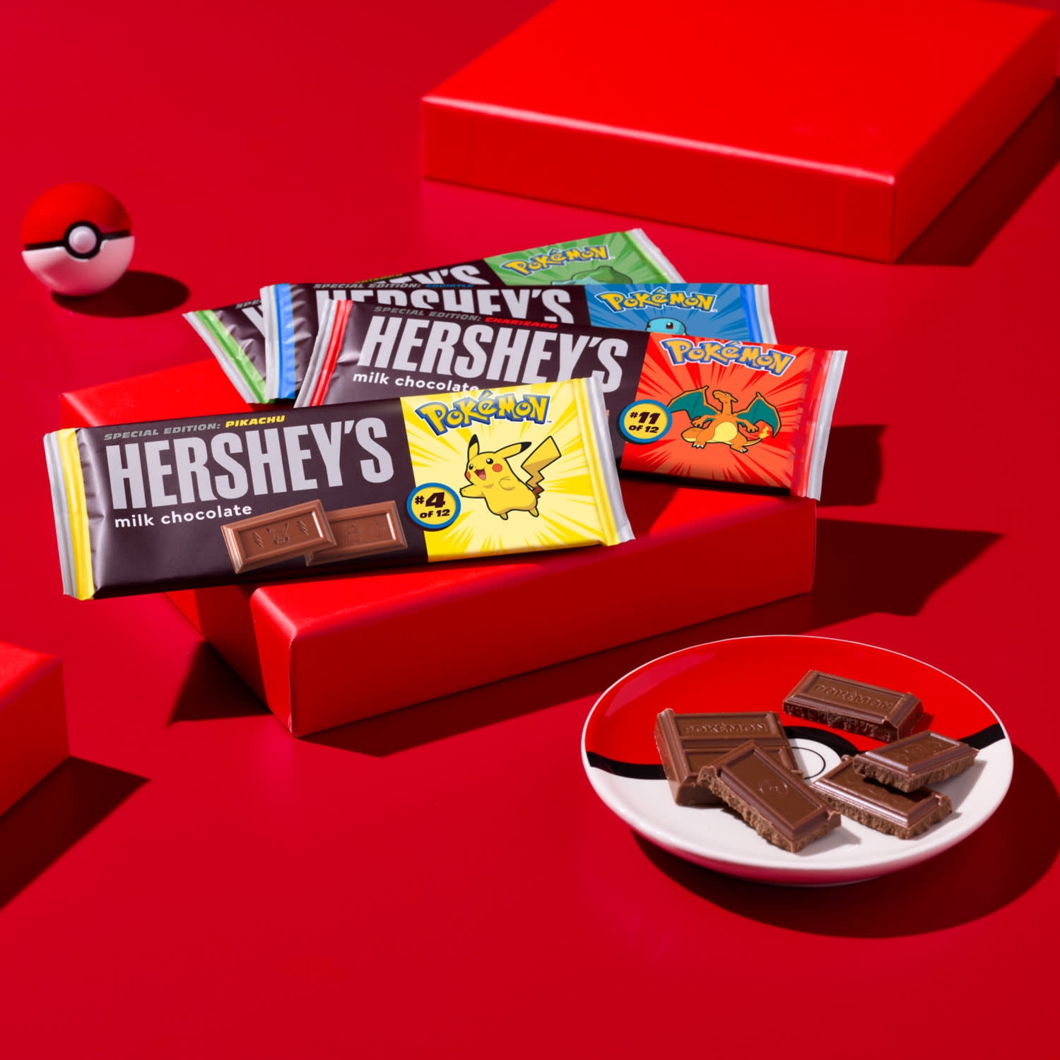 Hershey's Milk Chocolate Pokemon Candy, Bar 1.55 oz