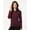 Maroon, variant on AllPro 41870L Pro-Lock Women's Performance Quarter-Zip Pullover-Forest Green-L