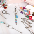 thumbnail image 4 of 36Pcs Beadable Keychains Bars,Silver Beadable Keychain Bars Bulk Blank,Keychain Making Kit for DIY Crafts Women Men Gift, 4 of 6