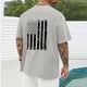 thumbnail image 3 of Tops para hombre, blusas y camisas de cuello redondo y manga corta para hombre, blusas casuales de cuello redondo con estampado de moda para hombre, blusas de cuello redondo y manga corta, camisas par, 3 of 5