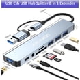 thumbnail image 2 of Adaptador multipuerto USB Hub JUEJUEZI de 8 puertos 3.0 para MacBook Pro, 2 of 9