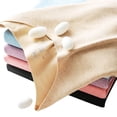 thumbnail image 4 of WZXFASHION Womens Solid Color Thermal Underwear Stretch Top & Pants Set Bra&BriefSets Beige L, 4 of 7