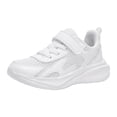 thumbnail image 2 of Dakaela 8-14Y Kids Shoes Toddler Boys Girls Athletic Running Sports Sneakers Lightweight Breathable Casual Tennis Shoes with Hook and Loop Light Gray 13.5, 2 of 8