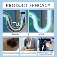 thumbnail image 4 of Ohmyroo Powerful Pipe Drain Cleaner Fast Acting Clog Remover Agent For Sinks Toilets And Household Plumbing, 4 of 7