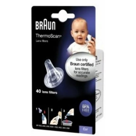 Braun Thermoscan Lens Filters, 40 ea (Pack of 3)