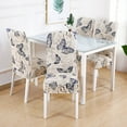 thumbnail image 3 of Ludlz Chair Cover Nice-looking High Elastic Multi Styles Clear Printing Seat Slipcover Household Supplies, 3 of 8