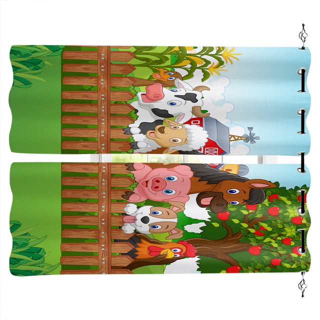Naiovety Cortinas hechas de poliéster que no se desprenden y no tienen hilos sueltos y son duraderas y no destiñen. Decoración del hogar LEX00261