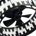 thumbnail image 5 of MORANDI GREY INC-FC 20" Crystal Ceiling Fan with Light Kit and Remote Included, 5 of 5