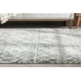 thumbnail image 6 of Well Woven Niria Grey Moroccan Tribal Diamonds Soft High-Lo Pile Area Rug 8x10 (7'10" x 9'10"), 6 of 8