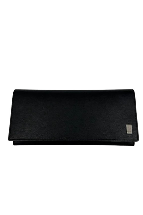 Pre-Owned Dunhill long wallet, black