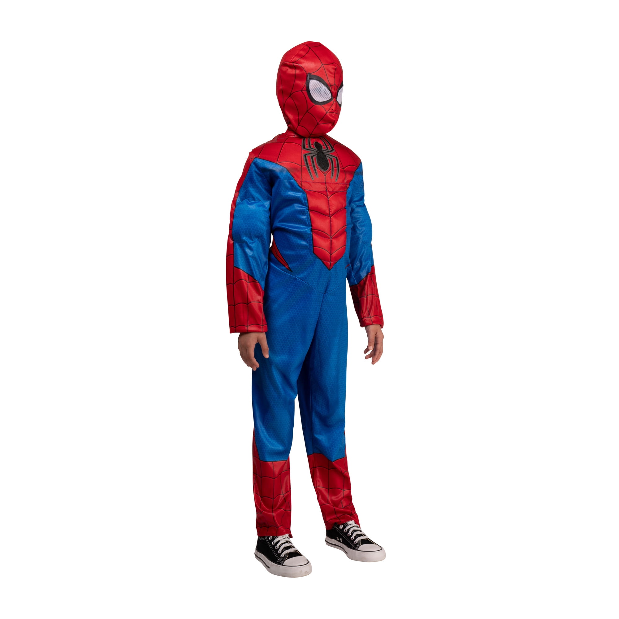 MARVEL Spider-Man Official Boys Youth Halloween Costume, Boys Size M, by Jawares