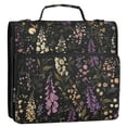 thumbnail image 5 of FORMRS Zipper Binder with Shoulder Strap 2-inch Ring 500 Sheet Capacity File Bag, Purple Floral Pattern, 5 of 5