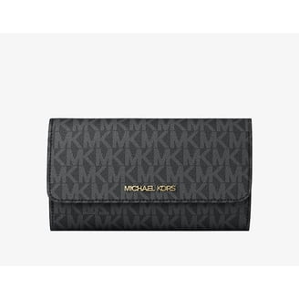 Michael Kors Womens Jet Set Travel Large Double Zip Wallet MK