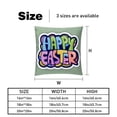 thumbnail image 5 of Easter Pillow Covers Set with Unique Patterns - 16x16, 18x18, 20x20 Inches - Set of 2 Elegant Pillow Inserts, Throw Pillows Covers for Home for Any Occasion, 5 of 6