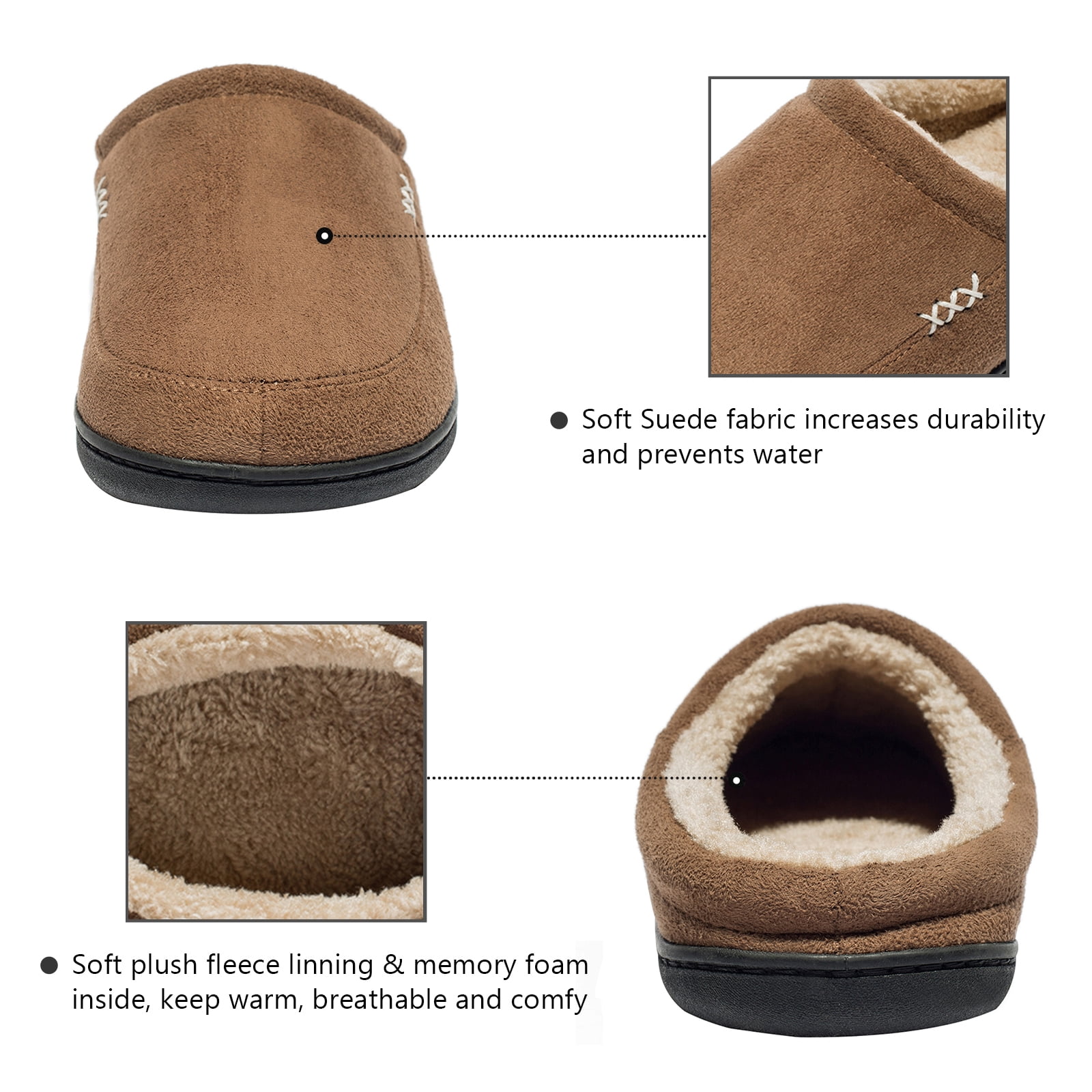 NDB Men's Warm Memory Foam Suede … curated on LTK