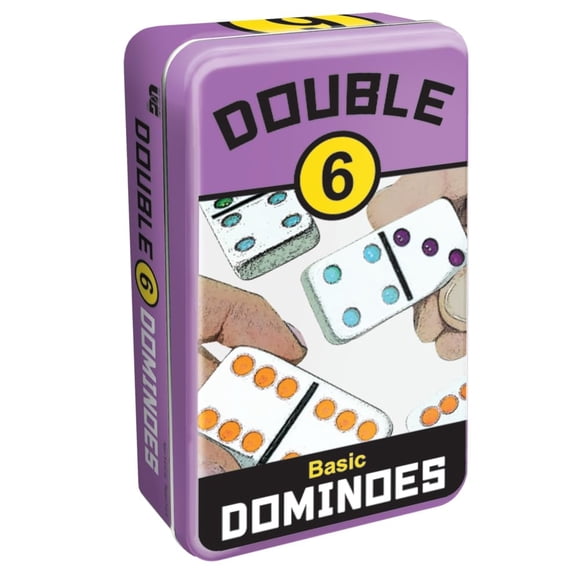 Lata de viaje Domino Set Front Porch Classics, doble con 6 unidades