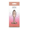 thumbnail image 5 of Rear Assets Chrome-Plated Aluminum Clover Anal Plug, Rose Gold, 5 of 6
