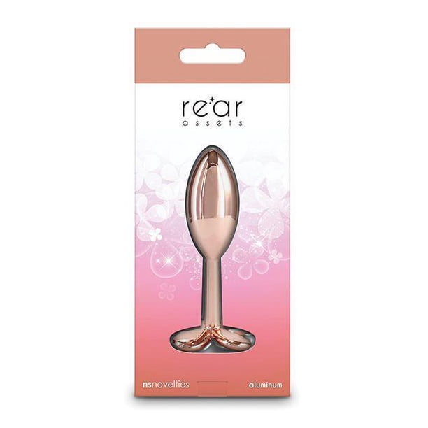 Rear Assets Chrome-Plated Aluminum Clover Anal Plug, Rose Gold - Walmart  Business Supplies