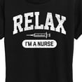 thumbnail image 3 of Instant Message - Relax I'm A Nurse - Women's Short Sleeve Graphic T-Shirt, 3 of 6