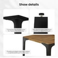 thumbnail image 3 of allforwood Spade Dining Table Leg Modern and Minimalist Metal Legs for DIY Table Projects (Set of 4)., 3 of 8