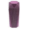 thumbnail image 1 of Cubo de Basura Compacto Para Vehículo Con Tapa de Diamantes de Imitación de 7,87 Pulgadas Con Diseño Multicompartimento Para Uso En Interiores de Automóviles Y Oficinas., 1 of 9