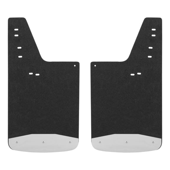 uverne 251123 Textured Rubber Mud Guard 12” x 23” 2 Piece Pack