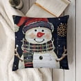 thumbnail image 3 of SHANXI Christmas Cute Decorative Throw Pillow Covers Winter with Pillow Cushion Cover Home Decor Pillowcase for Sofa Bed 20x20in, 3 of 5