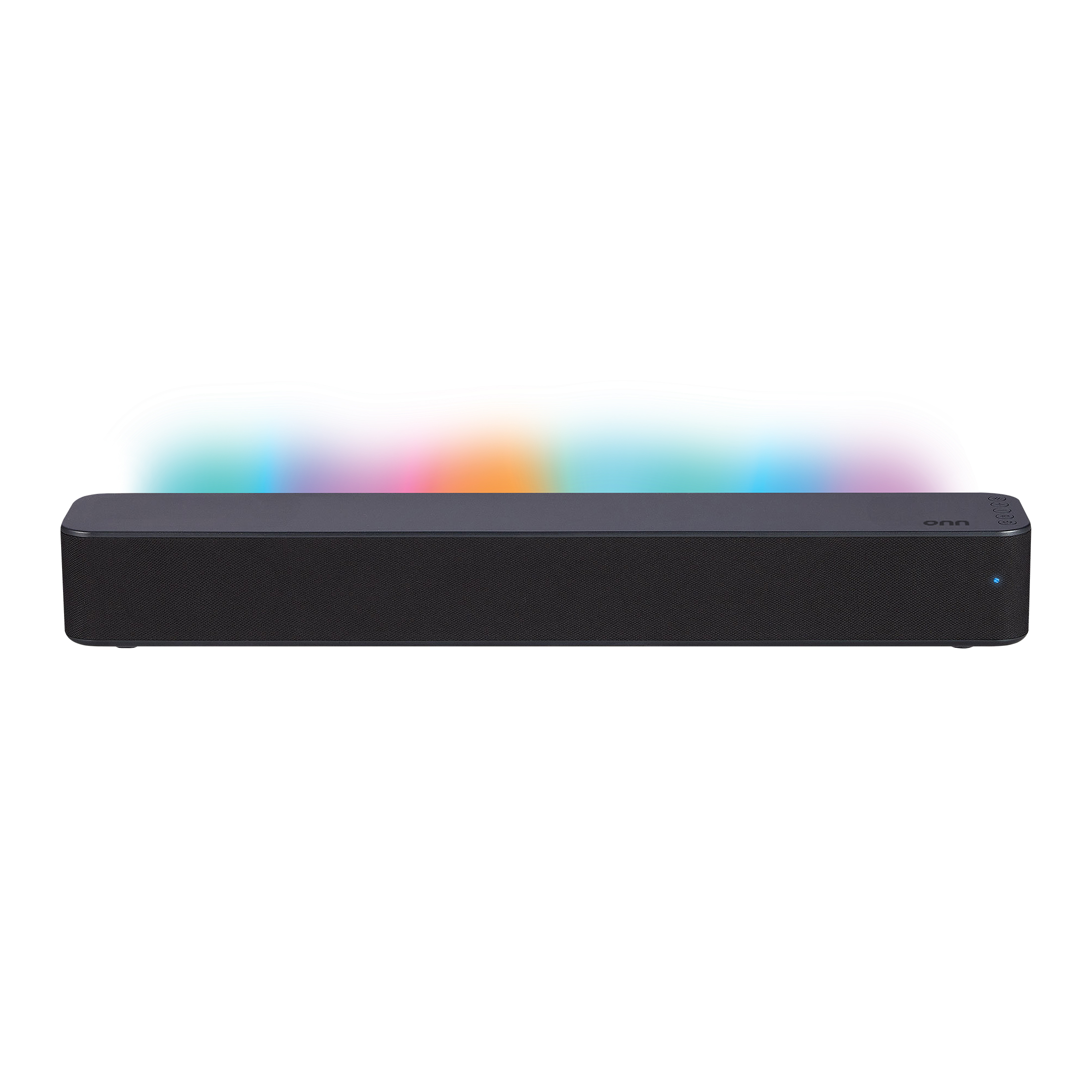 Barra de sonido onn de 20 pulgadas Bluetooth 2.1 canales con iluminación LED multicolor, negro 2
