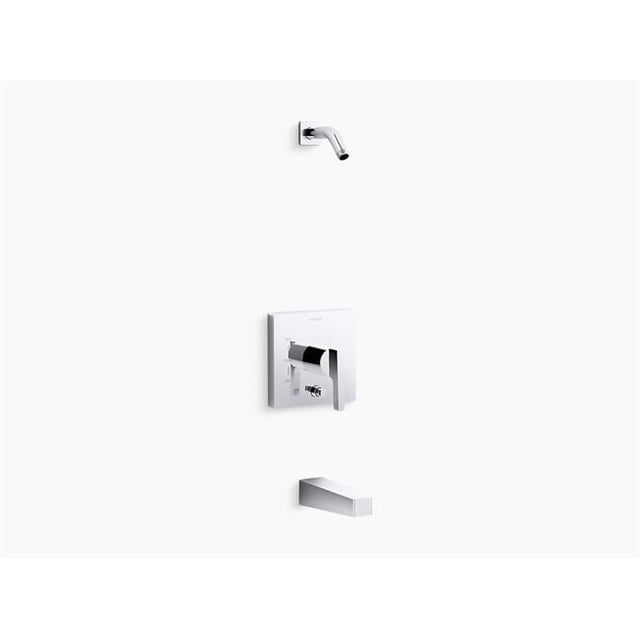 Kohler K-T99763-4L-CP Honesty Rite-Temperature Bath & Shower Trim Set with Less Showerhead - Polished Chrome