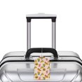 thumbnail image 5 of Honeii Hamburger Pizza Print Leather Luggage Tag for Suitcases,ID Tags,Bag Tags for Luggage,Functional Travel Tag-4 PCS, 5 of 5