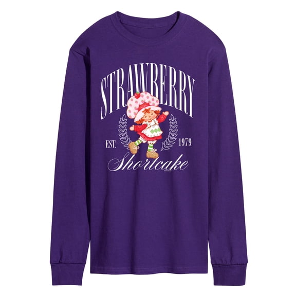 Strawberry Shortcake - Collegiate - Men's Long Sleeve Graphic T-Shirt