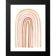 thumbnail image 2 of Scarvey, Emma 12x14 Black Modern Framed Museum Art Print Titled - Terre Cotta Rainbow II, 2 of 5