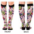 thumbnail image 4 of FORMRS Womens Knee High Socks Casual Long Thick Travel Daily Wear, 1 Pair, Pink Kiwi, 4 of 6