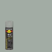 Rust Preventative Spray Paint, Light Machinery Gray, Gloss, Solvent, 15 oz V2183838