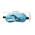 thumbnail image 4 of SHISUYAN 7pcs Sequin Sleep Mask Eye Mask Eye Protection Sleeping Mask Pyjamas Party Prop, 4 of 8