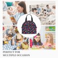 thumbnail image 7 of Honeii Skull rainbow color mushroom for Insulated Lunch Box, Lunch Bag Lunch Cag for Both Genders with An Adjustable Shoulder Strap, 7 of 7