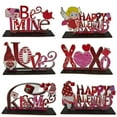 thumbnail image 2 of 1pcs Valentine's Day Wooden Crafts Handmade Ornaments For Any Other Romantic Occasions, 2 of 6