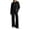 Black, variant on Iyufng Womens Two Piece Sets Loose Round Neck Long Sleeve Tops Elastic Waist Wide Leg Pants Loungewear Sets