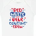 thumbnail image 4 of Inktastic Cousins Crew Red White and Blue 4th of July Boys or Girls Baby Bodysuit, 4 of 5