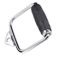D-Handle with Rubber Grip Gym Exercise Cable Machine Rope Attachment ...