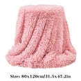 thumbnail image 3 of EGYMEN Soft Microfiber Polyester Throw, 32"x47" Cozy Fuzzy Sofa Blanket, Warm Bed Tail Blanket, Elegant Decorative Couch Cover, 3 of 5